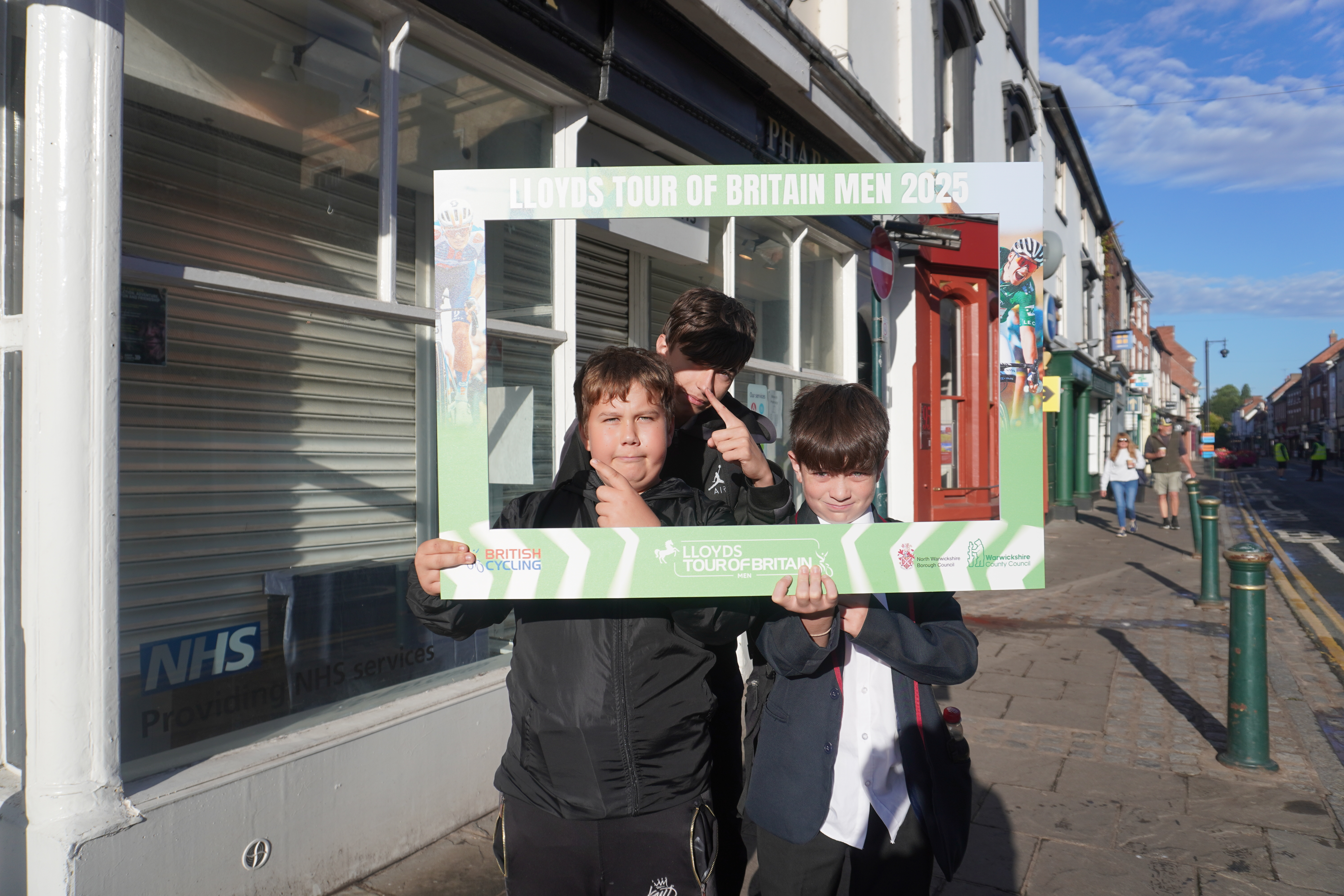 Lloyds Tour of Britain Men 2025 Stage 4 Atherstone - in the frame boys
