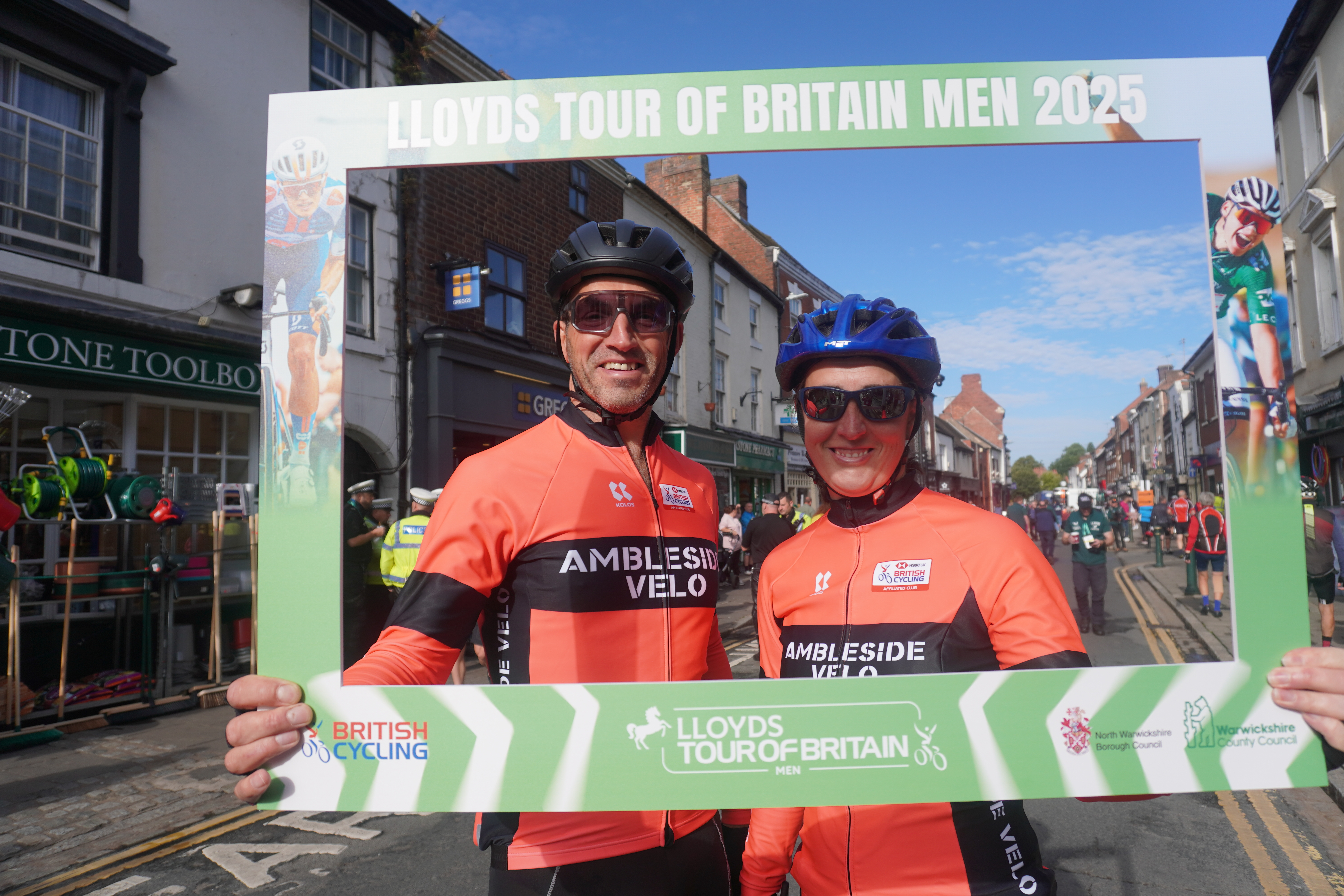 Lloyds Tour of Britain Men 2025 Stage 4 Atherstone - in the frame