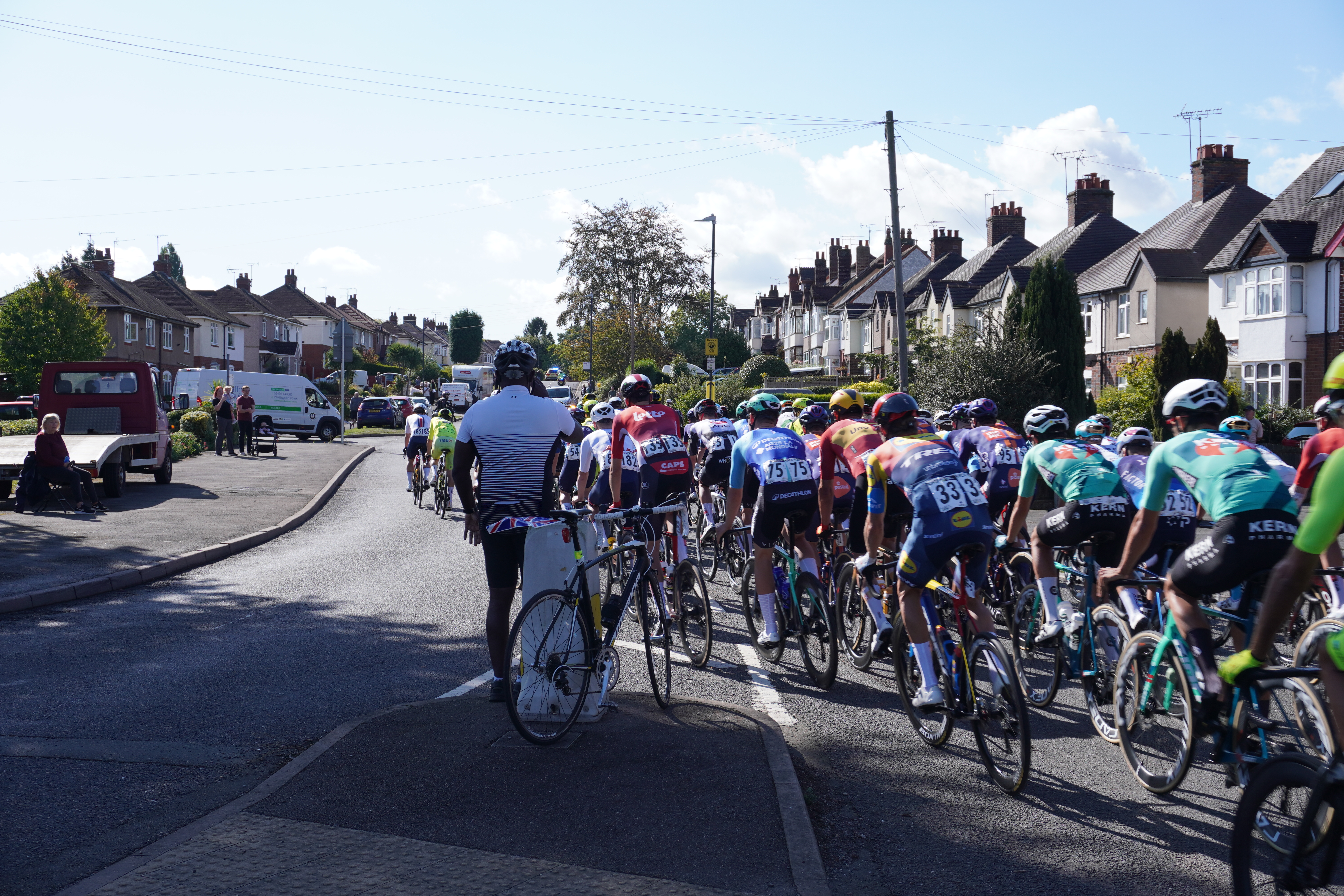 Lloyds Tour of Britain Men 2025 Stage 4 Atherstone - travelling through Mancetter