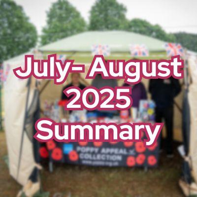 July - August 2025 Summary