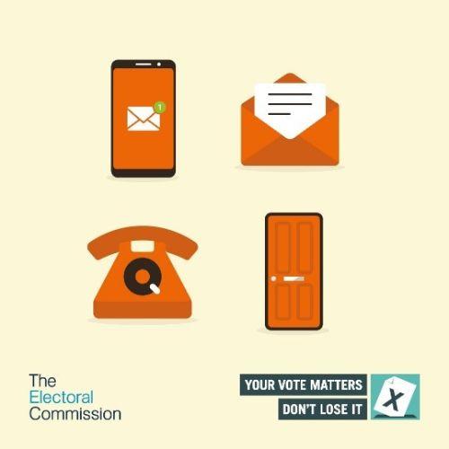 pictures ways to update electoral registration phone letter