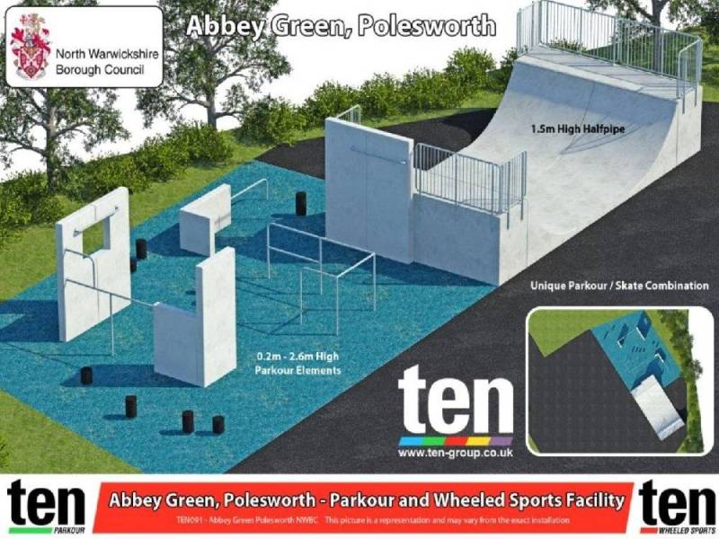 Abbey green new skate ramp plan
