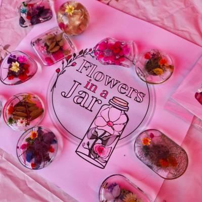 Flowers in a jar