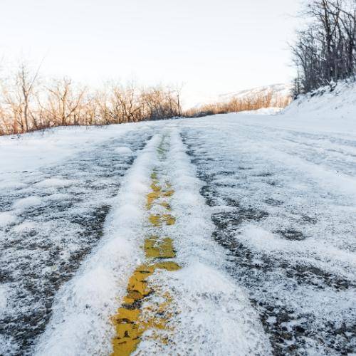 Icy road