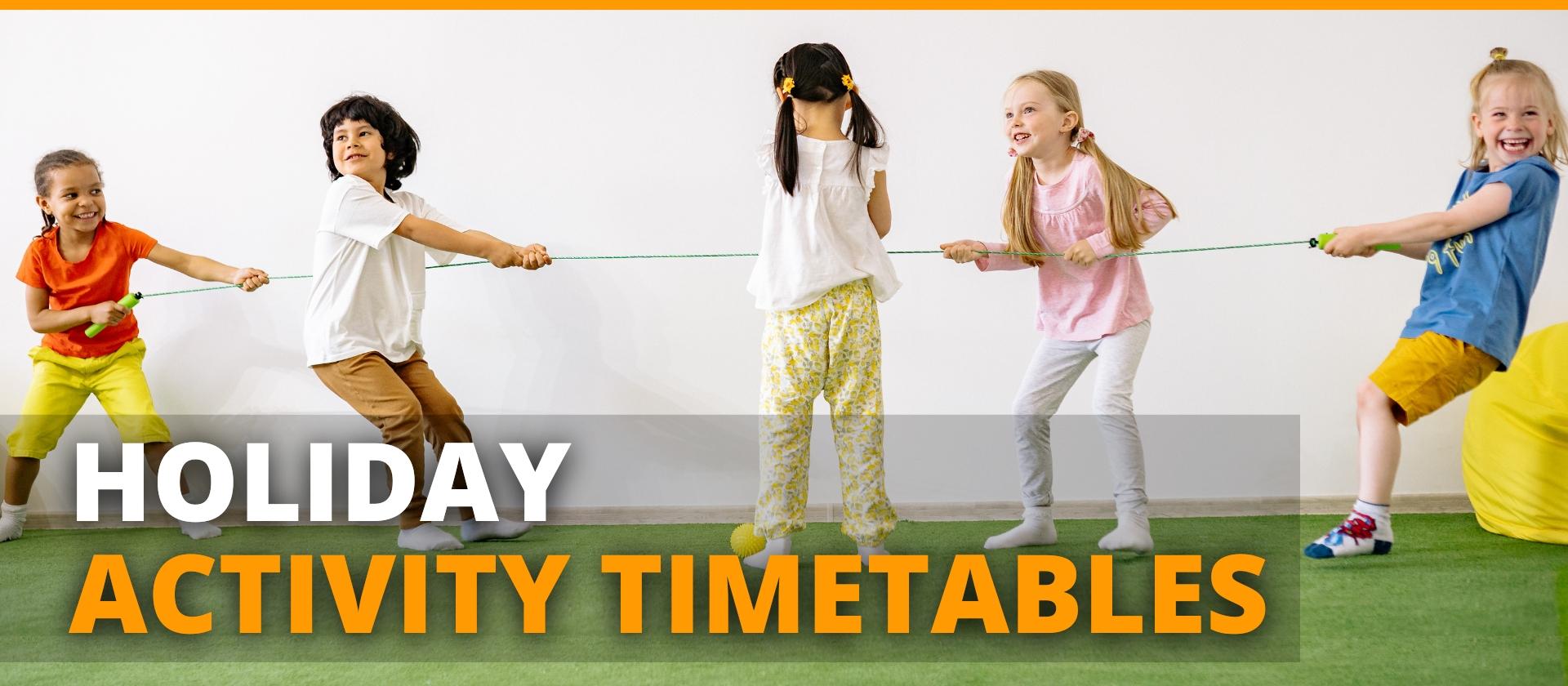 North Warwickshire childrens holiday activity timetables