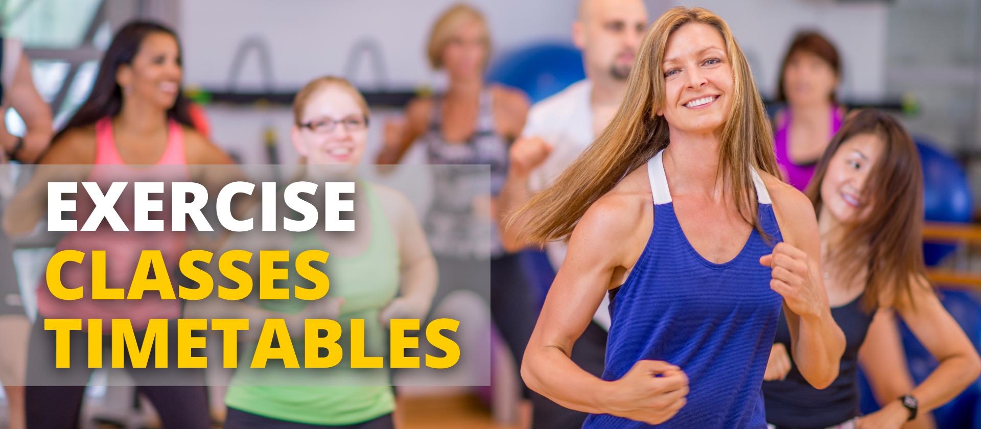 North Warwickshire exercise and fitness classes timetables