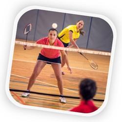 Polesworth sports hall badminton